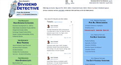 Desktop Screenshot of dividenddetective.com